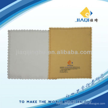 Three color logos print lens cleaning cloth